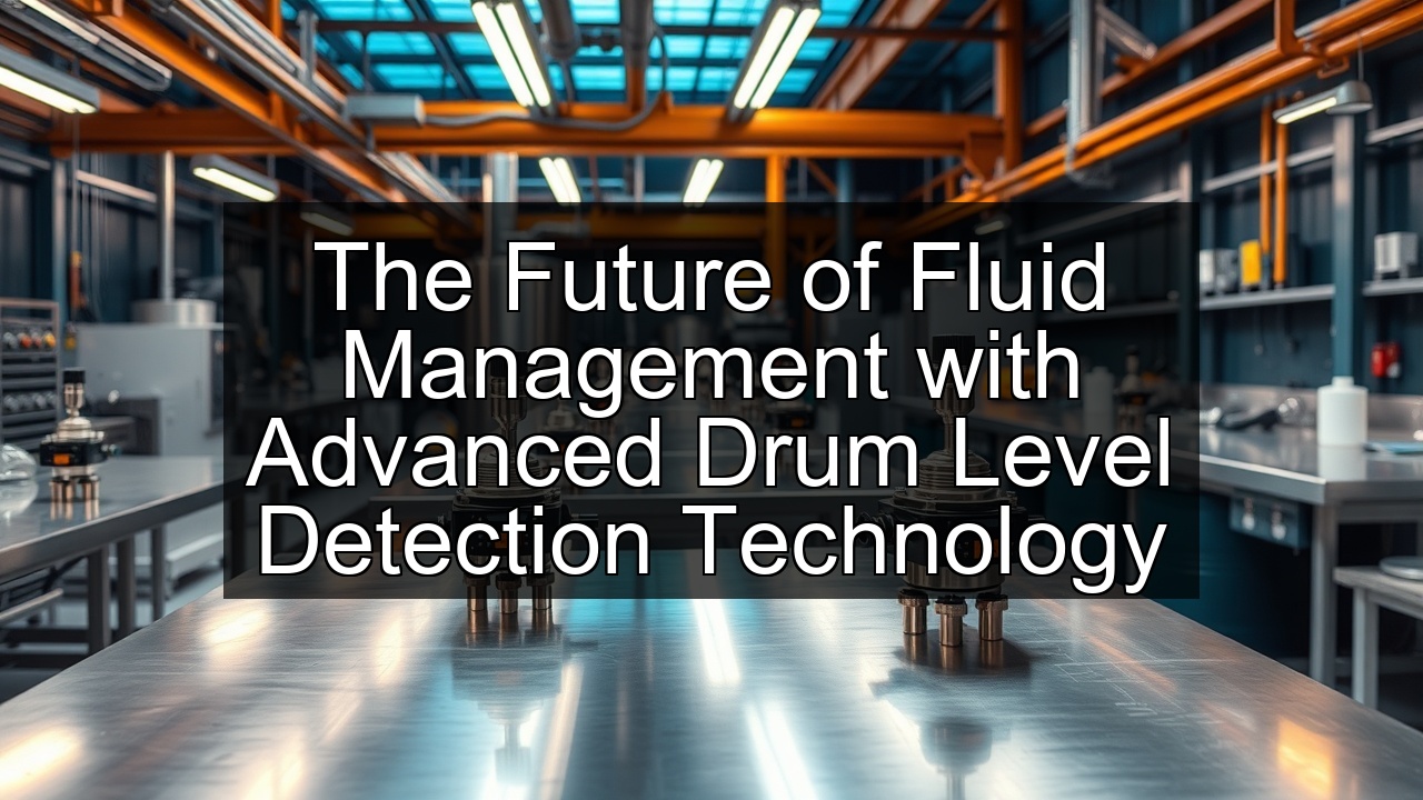 fluid monitoring drum level measurement drum sensor electronic drum